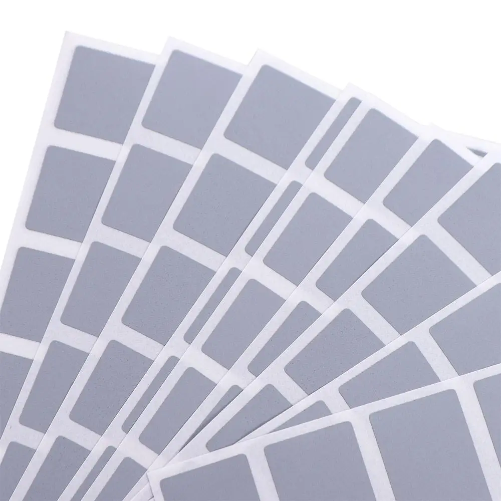 100pcs Rectangular Scraping Stickers Scratch Cards Funny Adhesive Scratch Off Stickers Creative Scratch Off Cards