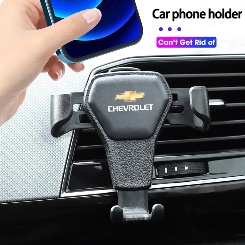 Soporte para teléfono móvil con clip de ventilación para coche, soporte para teléfono móvil para Chevrolet Onix Avalanche Camaro kalo Volt Lacetti Trax Niva