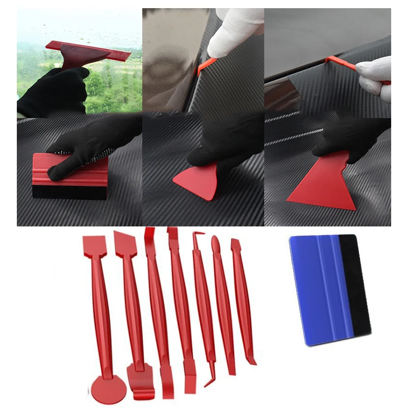 

Cars Colour Changing Film Edge Tool Set Stick Film Tuck Edge Scraper Construction Modification Plastic Scraper Car Beauty Tools