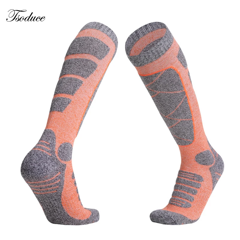 

Women Ski Socks Long Thickened Cushion Towel Breathable Sweat-absorbing Keep Warm Outdoor Sports Mountaineering Snowboard Socks