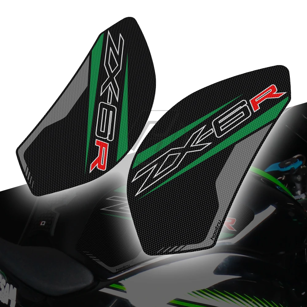 

Motorcycle Side Tank Pad Protection Knee Grip Anti-slip for Kawasaki ZX-6R ZX6R 2009-2016 Models