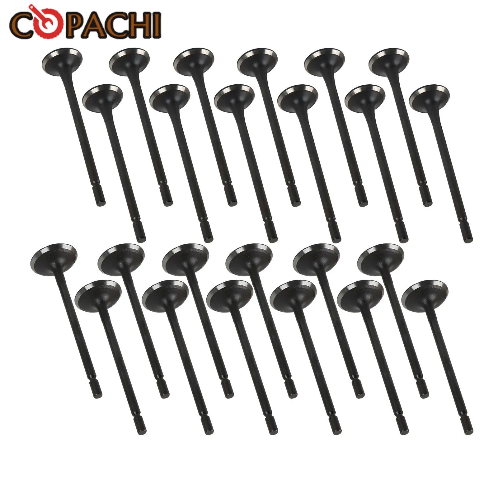 24Pcs Intake & Exhaust Valve 22211-3E000 22212-3E000 G6EA for Kia Hyundai Grandeur/Azera (TG) Santa Fe (CM) Cadenza/K7 (VG)