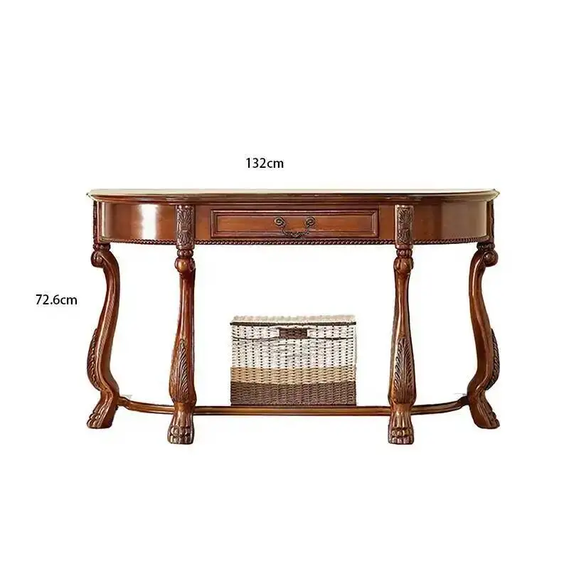 Luxury Vintage Console Table Beauty Storage Premium Design Console Table Drawer Entrance Hall Tisch Wohnzimer Furniture