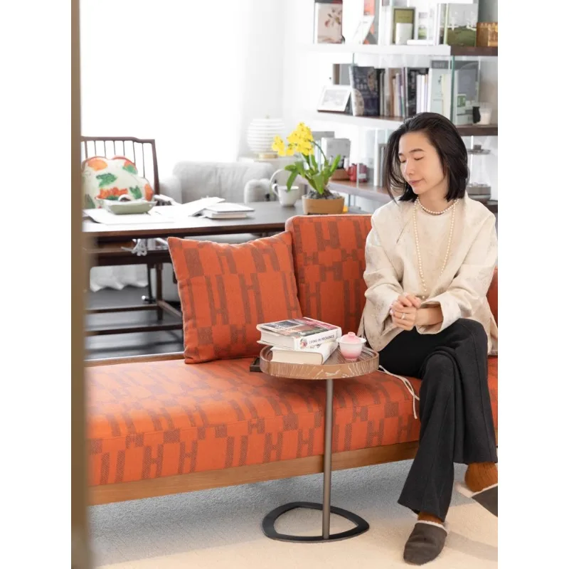 Divano letto pigro in legno massello