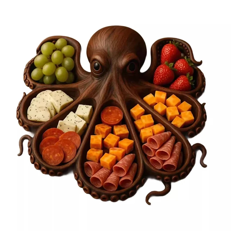 

Octopus Charcuterie Platter Octopus Deli Platter Plastic