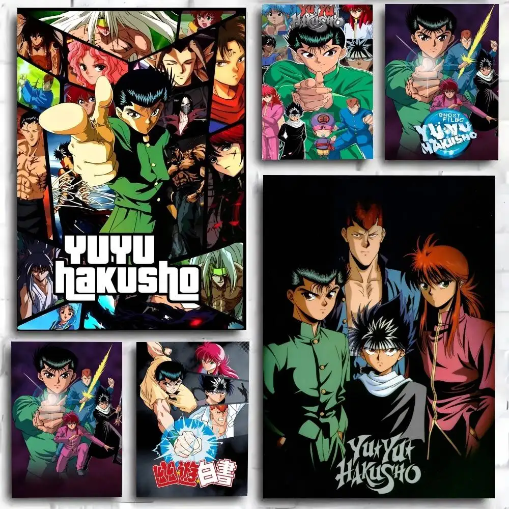 Anime YuYu Hakusho Poster Kunstdruck im Anime-Stil, Heimdekoration, ideales Geschenk, perfekte Raumdekoration