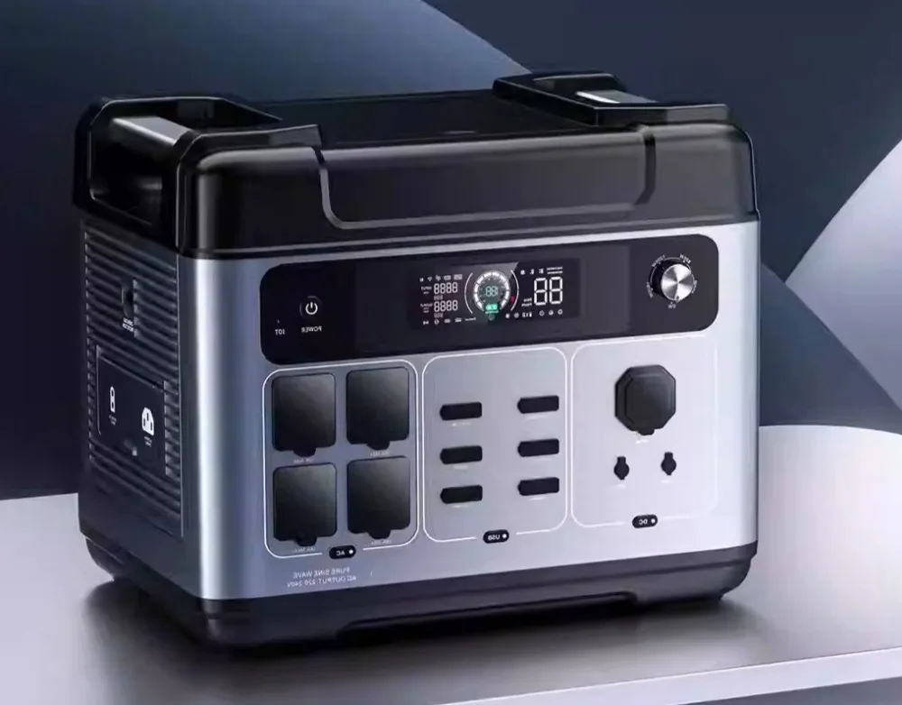 

Портативная электростанция 2000W 2400W, солнечный генератор 2048Wh, 110V 220V, управление через приложение