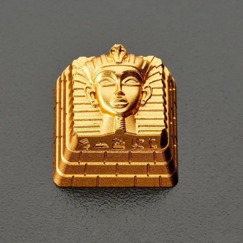 Anime Keycaps Pharaoh Customized Artistic Aluminum Keycaps for Mechanical Keyboard Caps PC Accessories Gifts Korean Keycaps