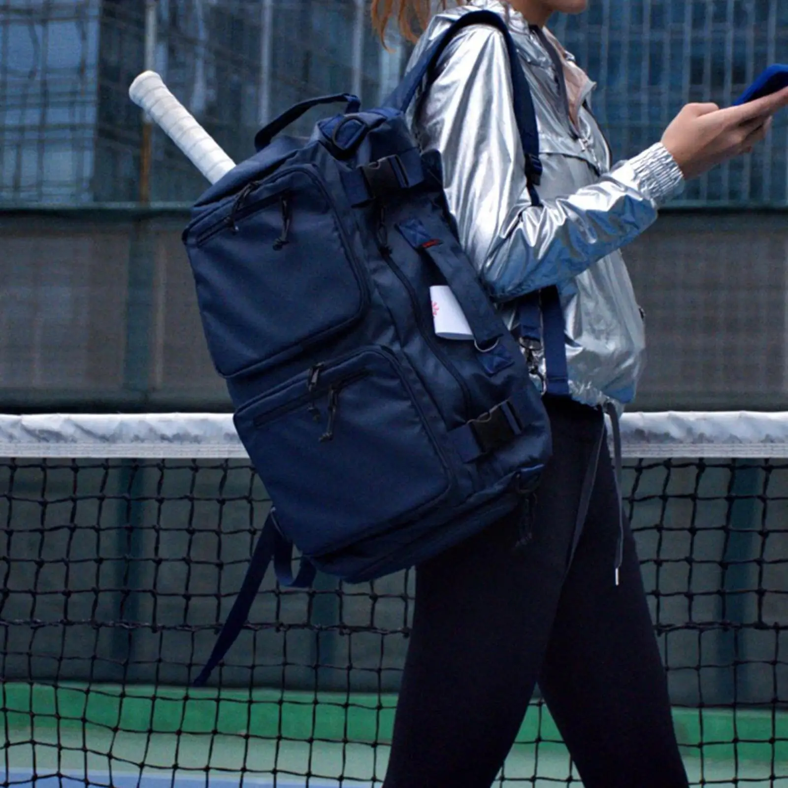 

Badminton Bag Accessories Daypack Gear Storage Bag Back Pack Handbag for Outdoor Activities Hiking Badminton Workout Basketball