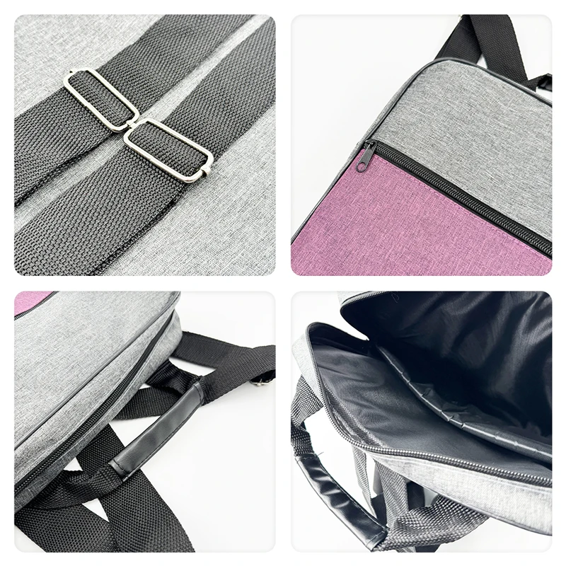 Tragbarer und stilvoller, farbblockierter Computerrucksack, Laptoptasche, Business-Campus-Rucksack