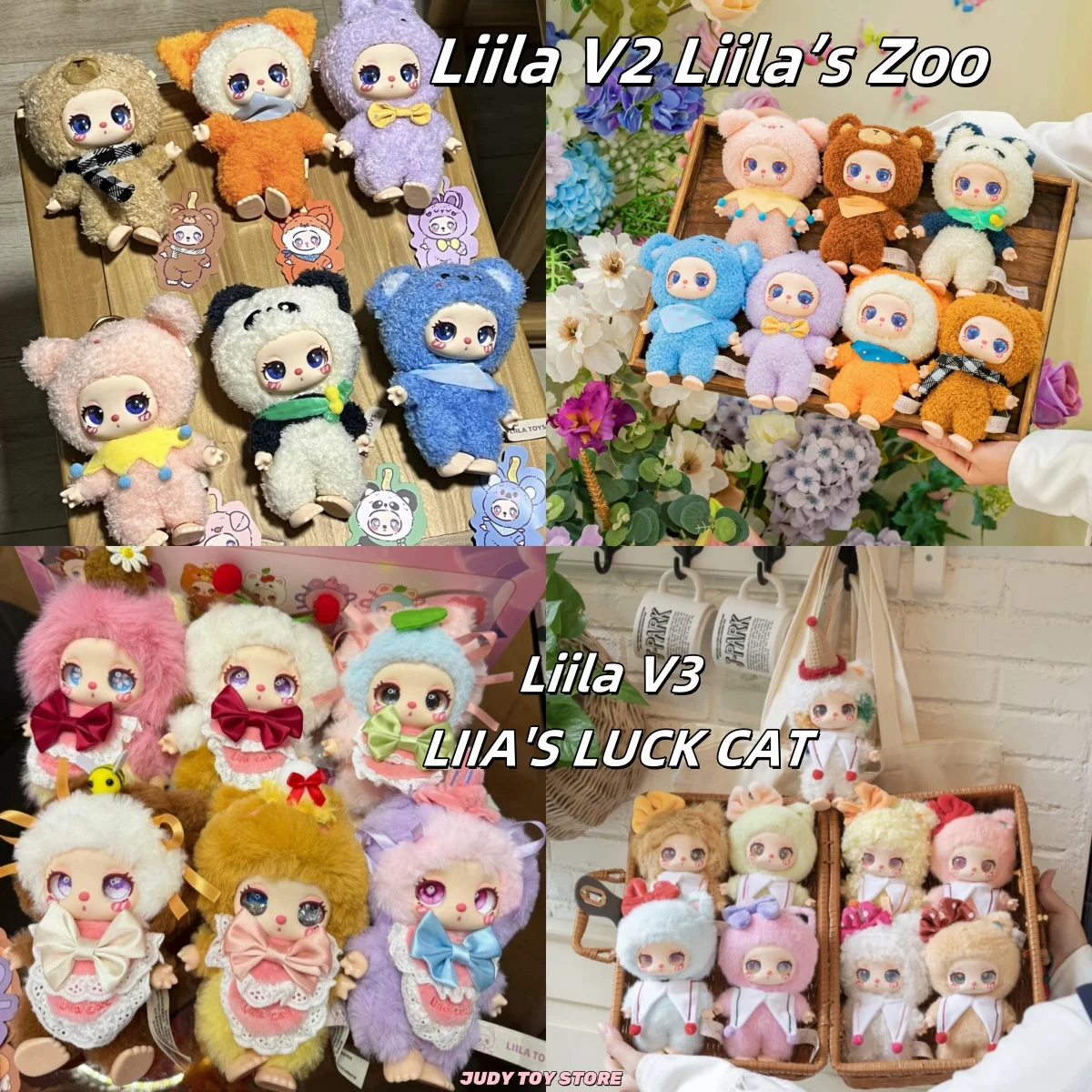 

New Genuine Liila Liila'S Zoo V2/V3 Series Blind Box Vinyl Doll Cute Doll Trendy Toy Pendant Gift Bag Pendant Toy Mystery Box