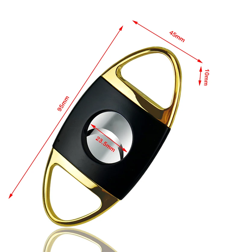 Klassieke Sigarensnijder Dubbele Messen Roestvrijstalen Schaar Zak Sigaar Accessoires Gadgets Tweesnijdend Huishoudelijke Merchandises