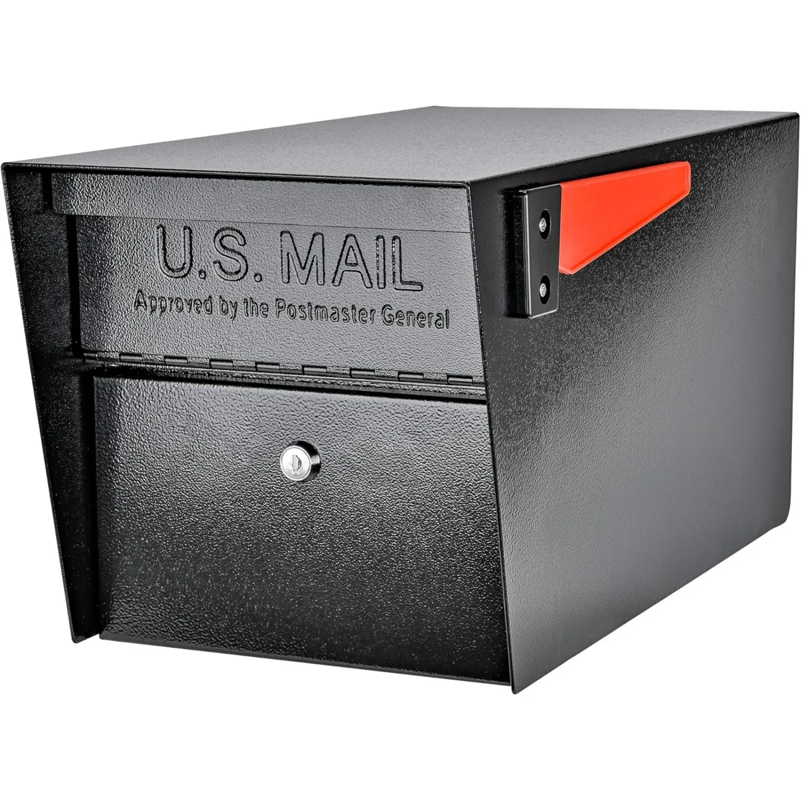 US 7506 Mail Manager Curbside Locking Security Mailbox, Black,Large