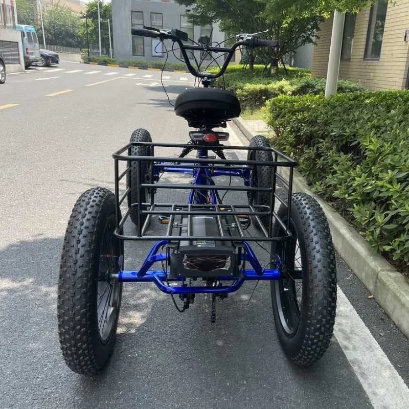 

Hot Selling Spot Quad Bicycle Fat Tire 20*4.0 Four Wheel Bafang Cargo Electric Bicycle