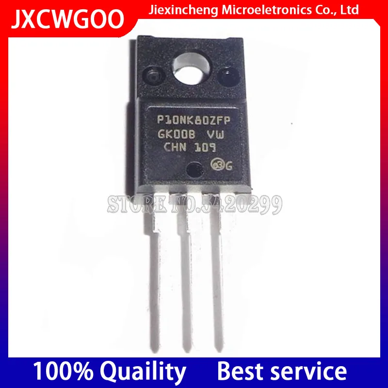 STP10NK80ZFP TP10NK80ZFP TO220F MOSFET N-CH 800V 9A  10PCS/LOT