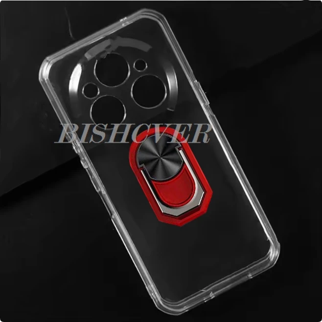 Magnet Phone Case For Oukitel WP55 Pro 6.58" OukitelWP55Pro WP55 WP55Pro Shockproof Soft TPU Silicone Cover With Ring Holder