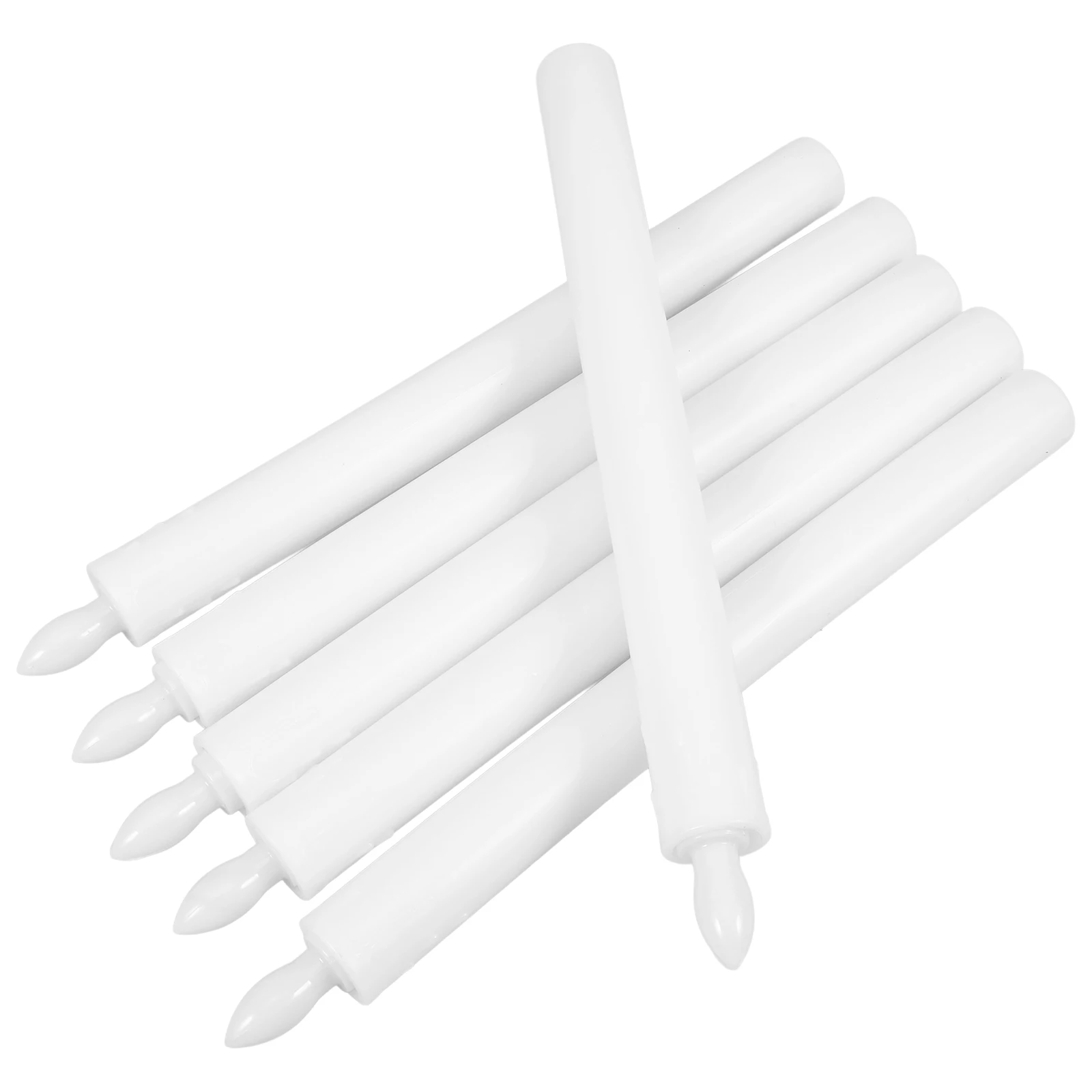 

6Pcs Electronic Lamp Flameless Drip Effect LED Lights for Holiday Party Decoration Safe Warm Light