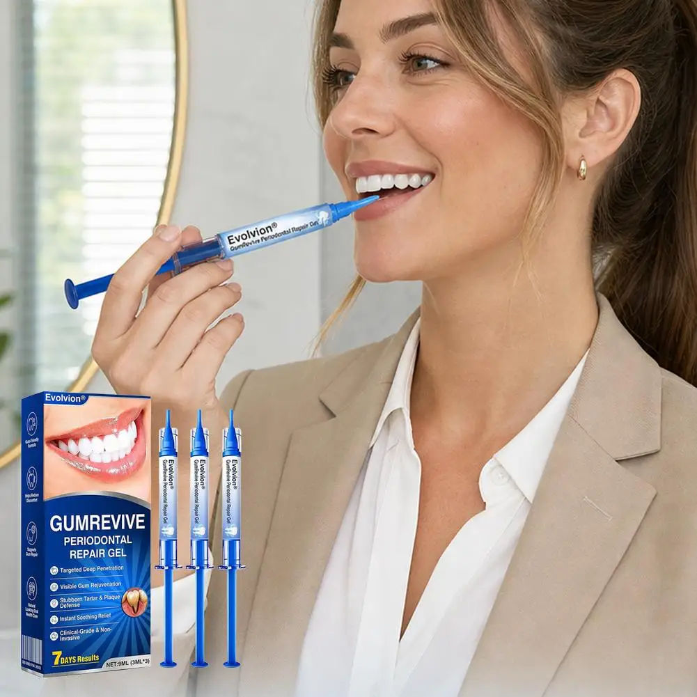 Gingival Repair Gel Gum Health Care Oral Hygiene Gel Syringe Applicator Sensitive Gum Soothing Fresh Breath Dental Care