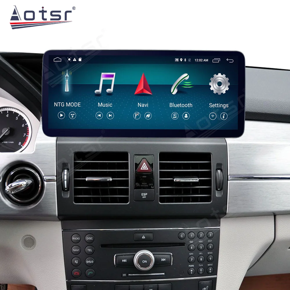 

12.3 Inch Car Radio Android 13.0 Qualcomm For Mercedes Benz GLK Class 2008-2012 Stereo Multimedia Player GPS CarPlay Head Unit