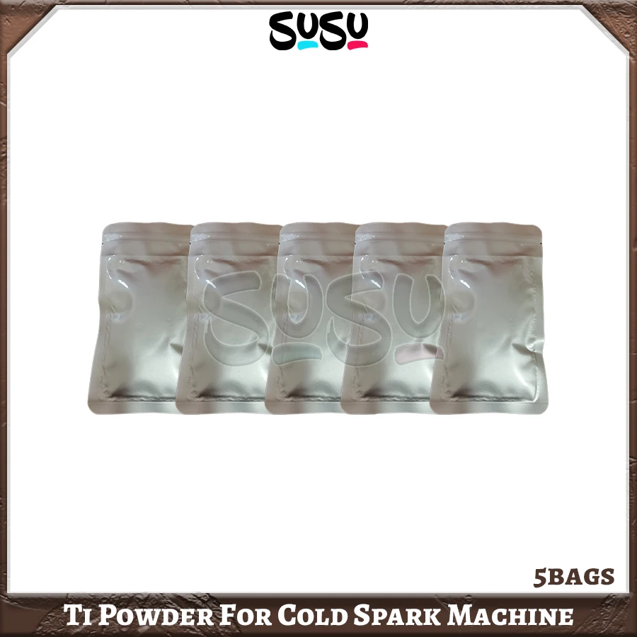 

1-5 bags Ti Powder Cold Spark Machine Fountain Sparkular Machine Consumable 200g/100g Indoor Outdoor 650W 750W Spark Machine
