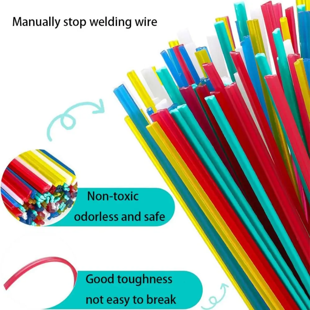 Durable PP Plastic Colourful Plastic Welding Rods Firmness Anti-corrosion PP Welding Sticks Repair Welding Supplies