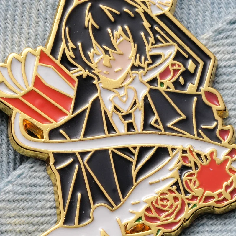 New Creations Hot Selling Anime Figure Dazai Osamu Enamel Pin Brooches Trendy Hot Selling Badge Accessory Animation Derivatives