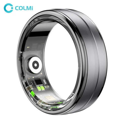 Imagen 1 del producto COLMI-anillo inteligente R06 para hombre y mujer, Monitor de frecuencia cardíaca y oxígeno en sangre, resistente al agua IP68 y 5atm, modo multideporte, 2024