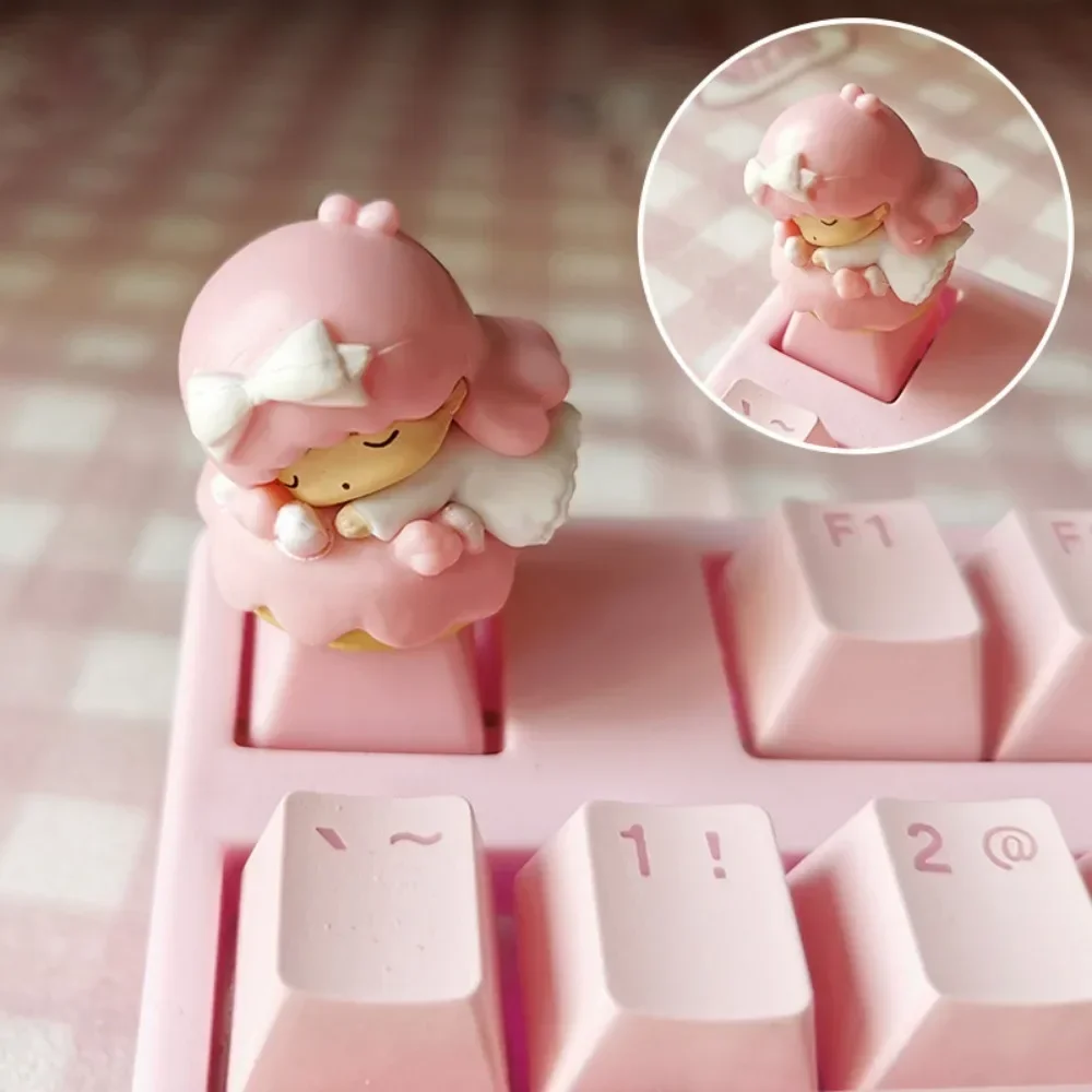 Sanrio Pachacco single keycap cross-axis mechanical keyboard special keycap cute Hello Kitty Cinnamon Melody DIY jewelry gift