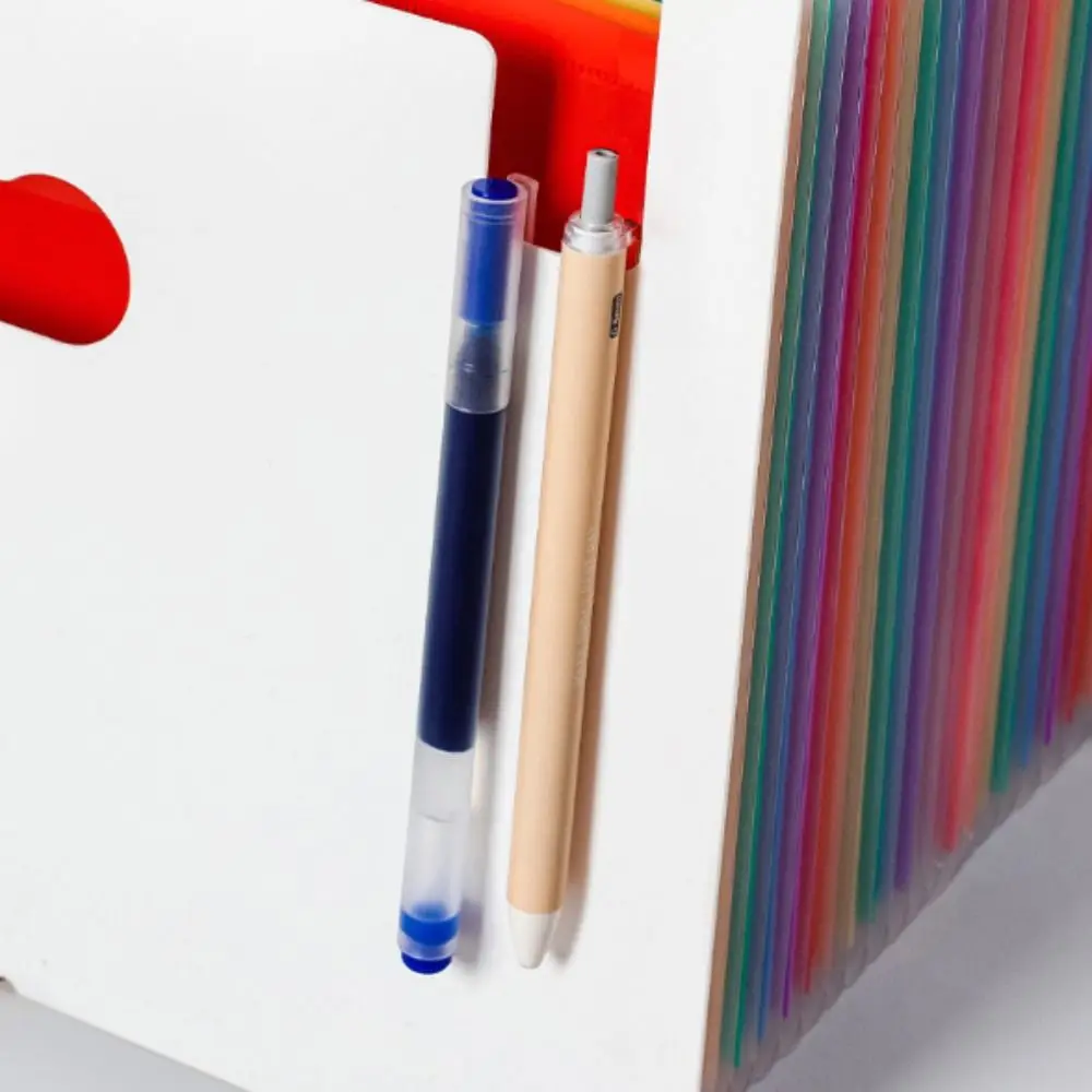 Durable Waterproof A4 File Folder Large Capacity Partition Layer a4 Document Organizer Snap Closure Storage Organizer Home