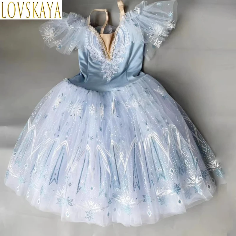 Professional Long Romantic Ballet Skirt Girl Performance Clothing Children's Competition Clothing Ballet Skirt