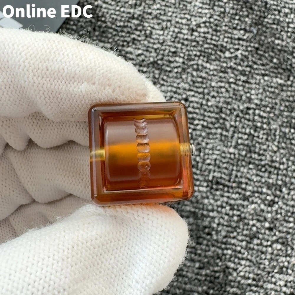 Used EDC Toys L7 EDC Pudding PEI Ratchet Fidget Spinner Stress Relief Toy Office Desk Accessories Anxiety Relief Gadgets