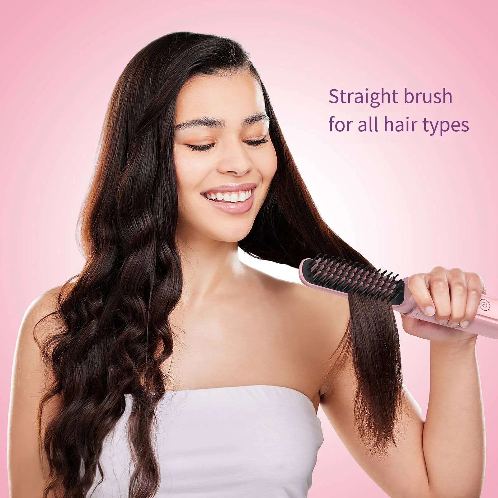 New Portable Hair Straightener Combines Negative Ion and Non-damaging Styling Tools with Wireless Hair Straightener