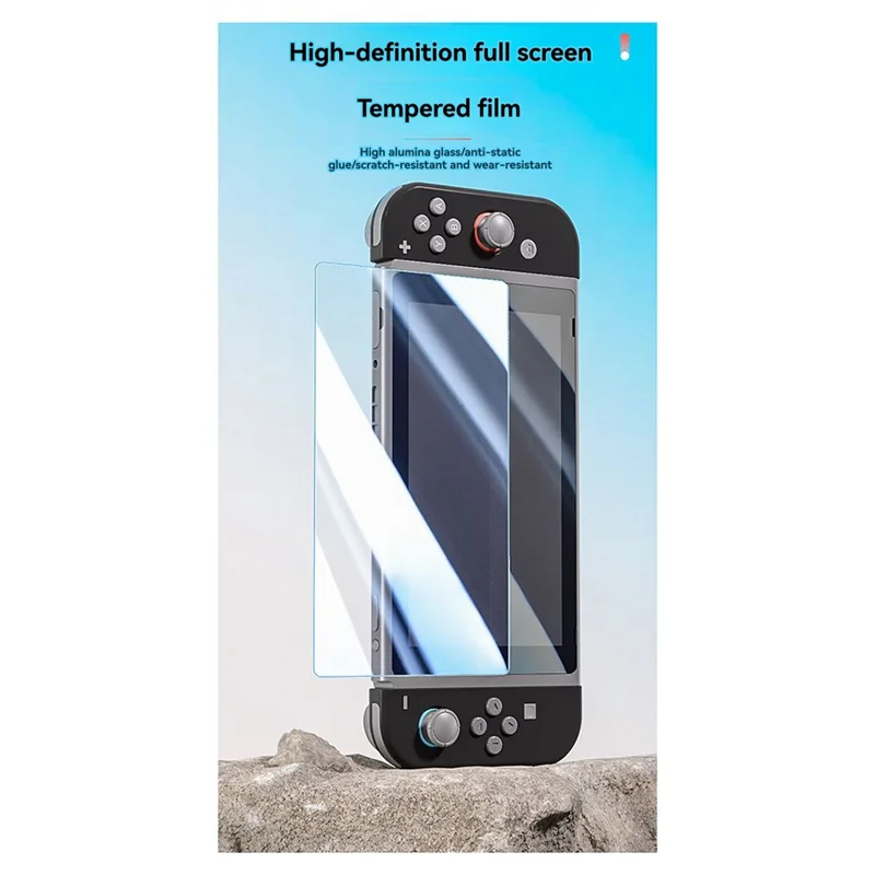 A97I-For Nintendo Switch 2 Protective Film Set Tempered Glass Screen Protectors* 2 With EZ-Align Positioner Frame