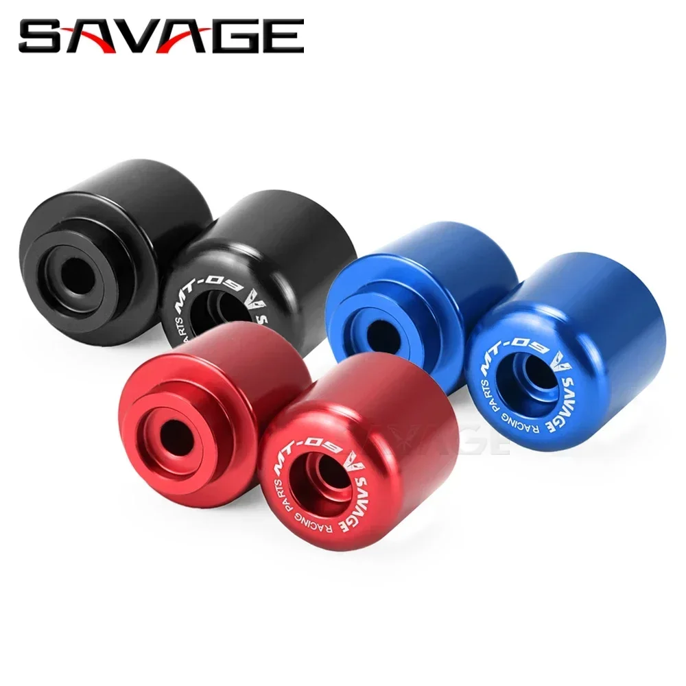 Motorcycle Handlebar Bar End Plug Caps Handle Weight Anti Vibration Silder For YAMAHA MT09 MT-09 SP 2021-2024 Grips Accessories