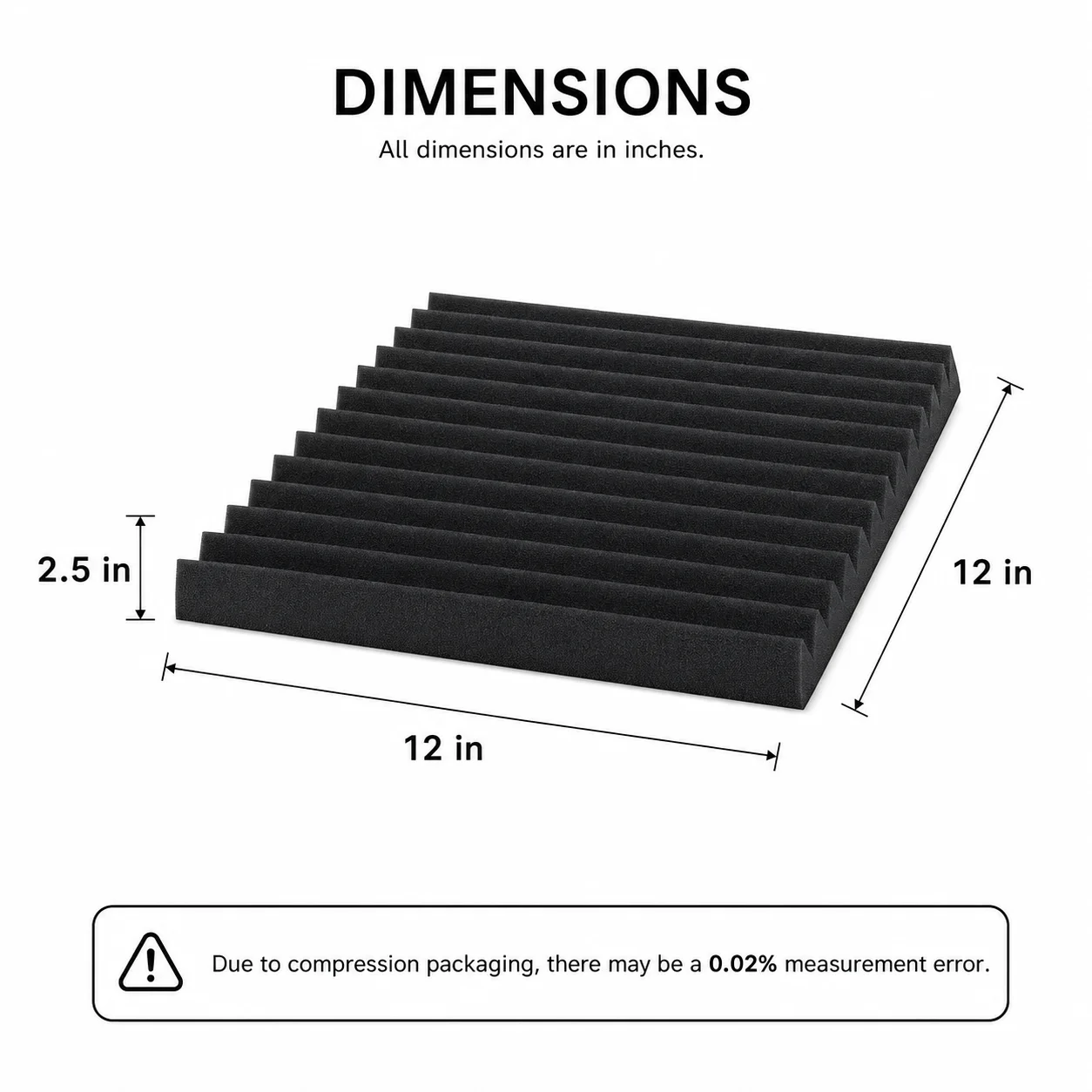 104 Paneles de Espuma Acústica Absorbente de Sonido Negros con Cinta Adhesiva de Doble Cara, Esponja de Aislamiento Acústico para Estudio de Grabación, Sala de Juegos E-sports, Sala de Transmisión