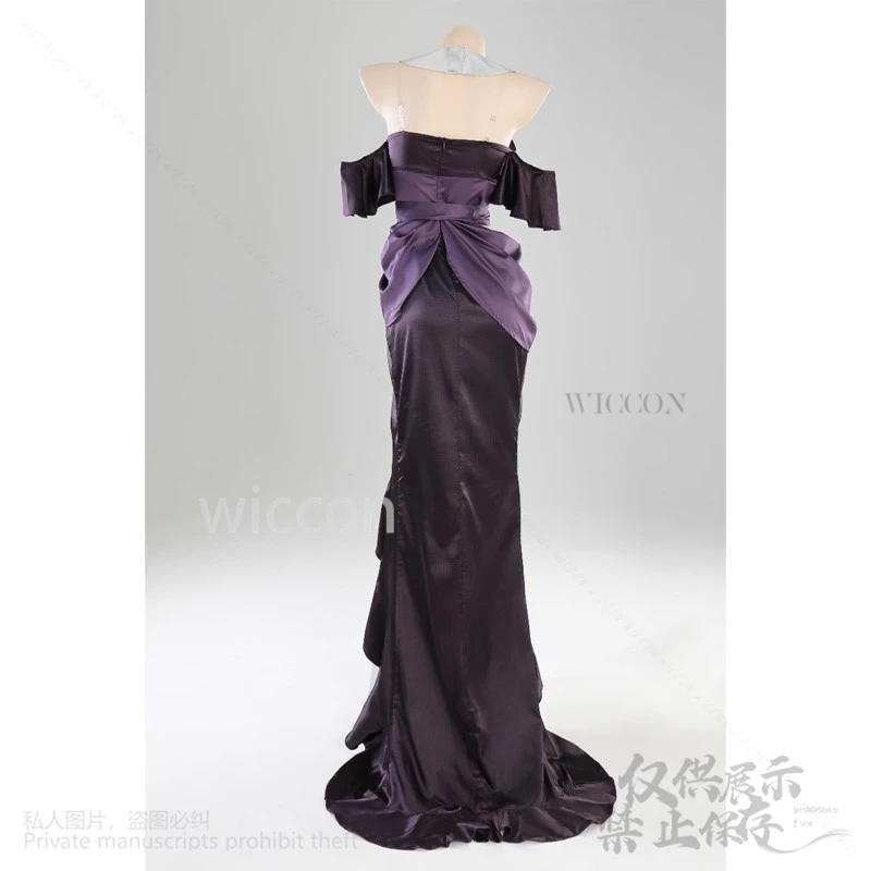 أنيمي أفرلورد الموسم 4 مخصص ألبيدو مثير حتى فستان نحيل قلادة لوليتا زي حفلة الهالوين عيد الميلاد كرنفال شعر مستعار