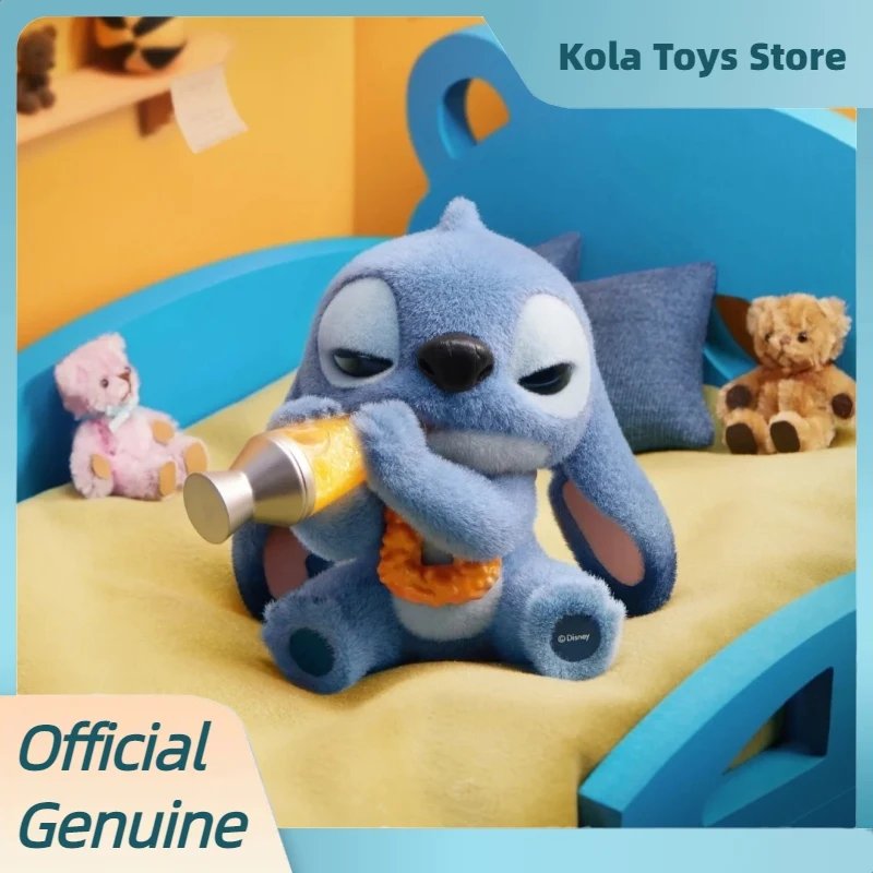 Genuino Stitch Ohana significa Serie di famiglie Scatola misteriosa Figurine carine Ornamenti Giocattoli Bambole Stitch Blind Box Anime Figure Regali