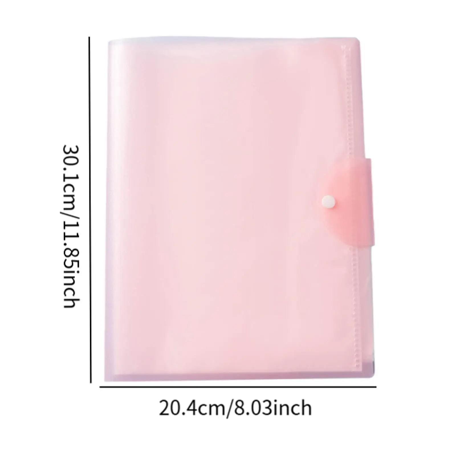 File Folder Gifts Double Sided High Transparency with Label Folding Large Capacity for Home Classroom School Plots Charts Office