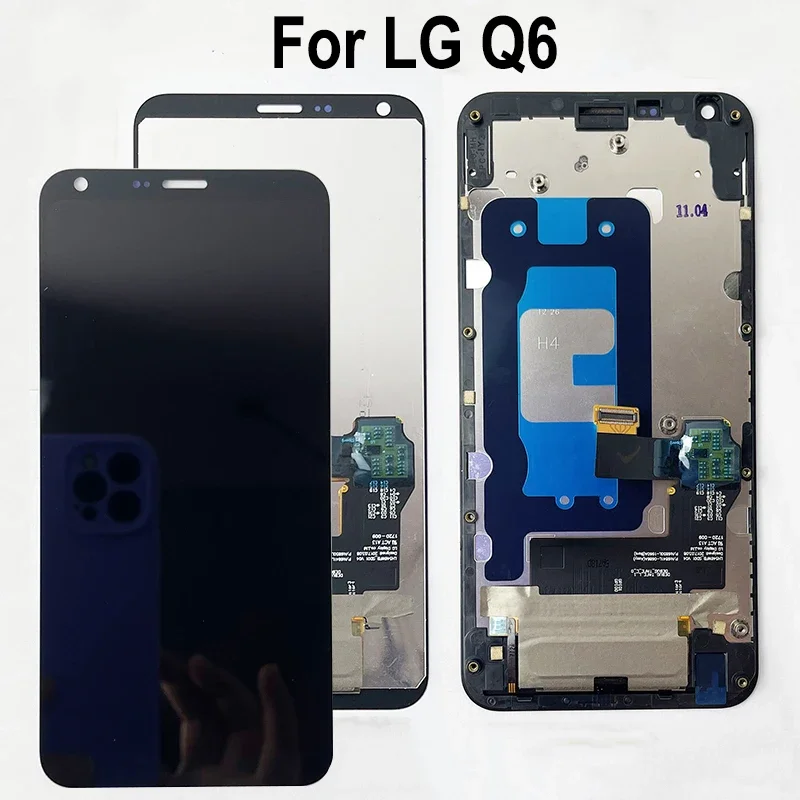 5.5'' For LG Q6 LCD Display Touch Screen Digitizer Assembly For LG Q6 M700 M700 M700A US700 M700H M703 M700Y Screen With Frame