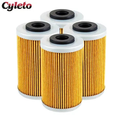 2/4/6 Pcs Motorcycle Oil Filter for Duke EXC EGS MXC XCW RXC SMS SMR SXS SX XC RC 125 200 250 390 450 LC4 400 LSE RC200 RC390