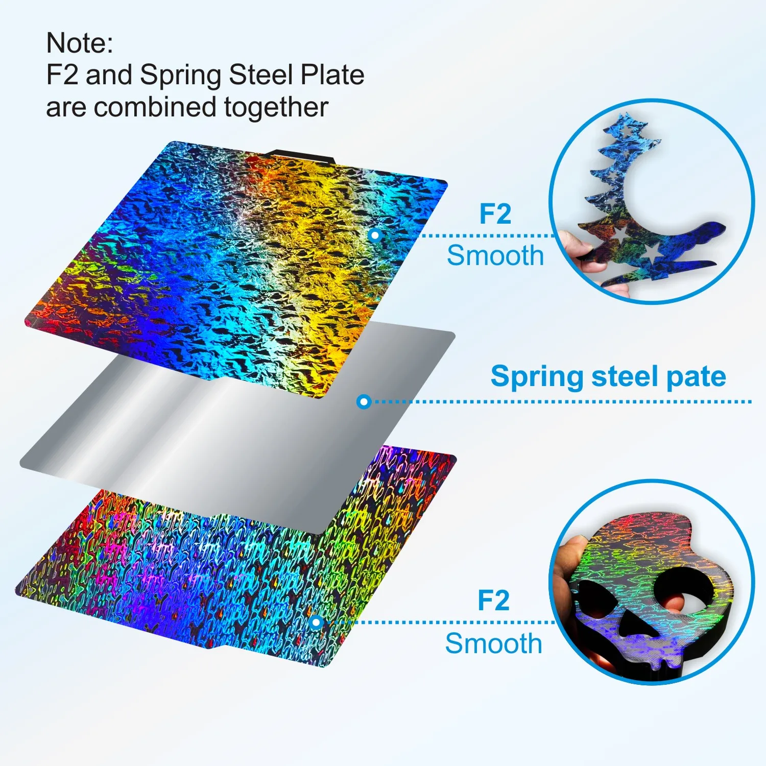 2024 New For Bambulab Build Plate P1s Spring Steel Sheet Pei Sheet 257 Build Plate P1s Bamboo Lab Bambulabs X1 Carbon X1 A1