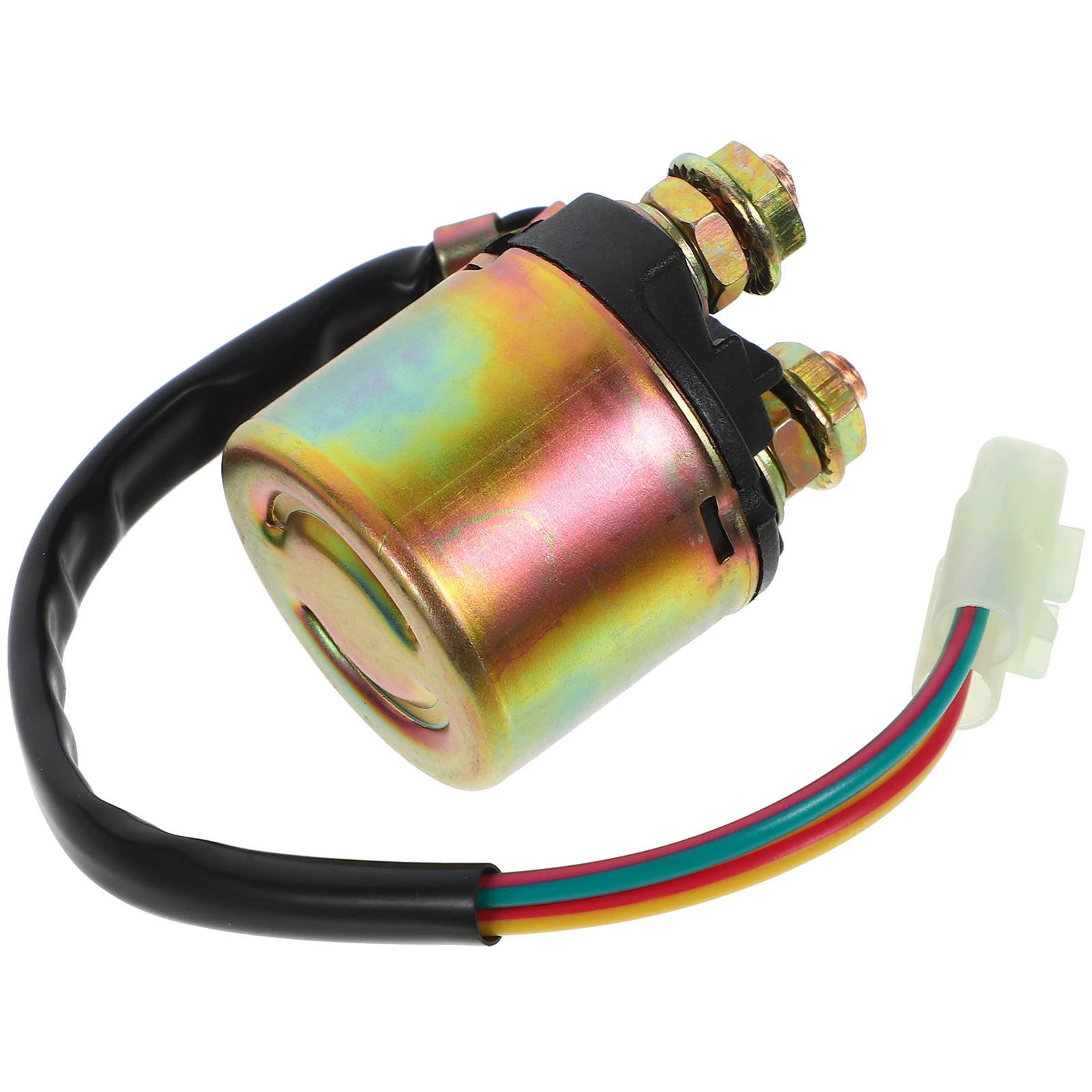 

Starter Solenoid Relay Electromagnetic Valve Copper Durable ATV Scooter Replacement High Conductivity Efficient Performance