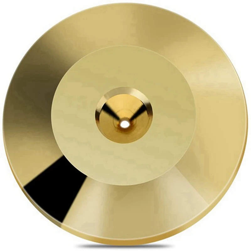 

T82C Hot Sale-16 Pcs Speaker Pure Copper Spikes Pads Hifi Speaker Box Isolation Floor Stand Feet Cone Base Shoes Pad (Gold)
