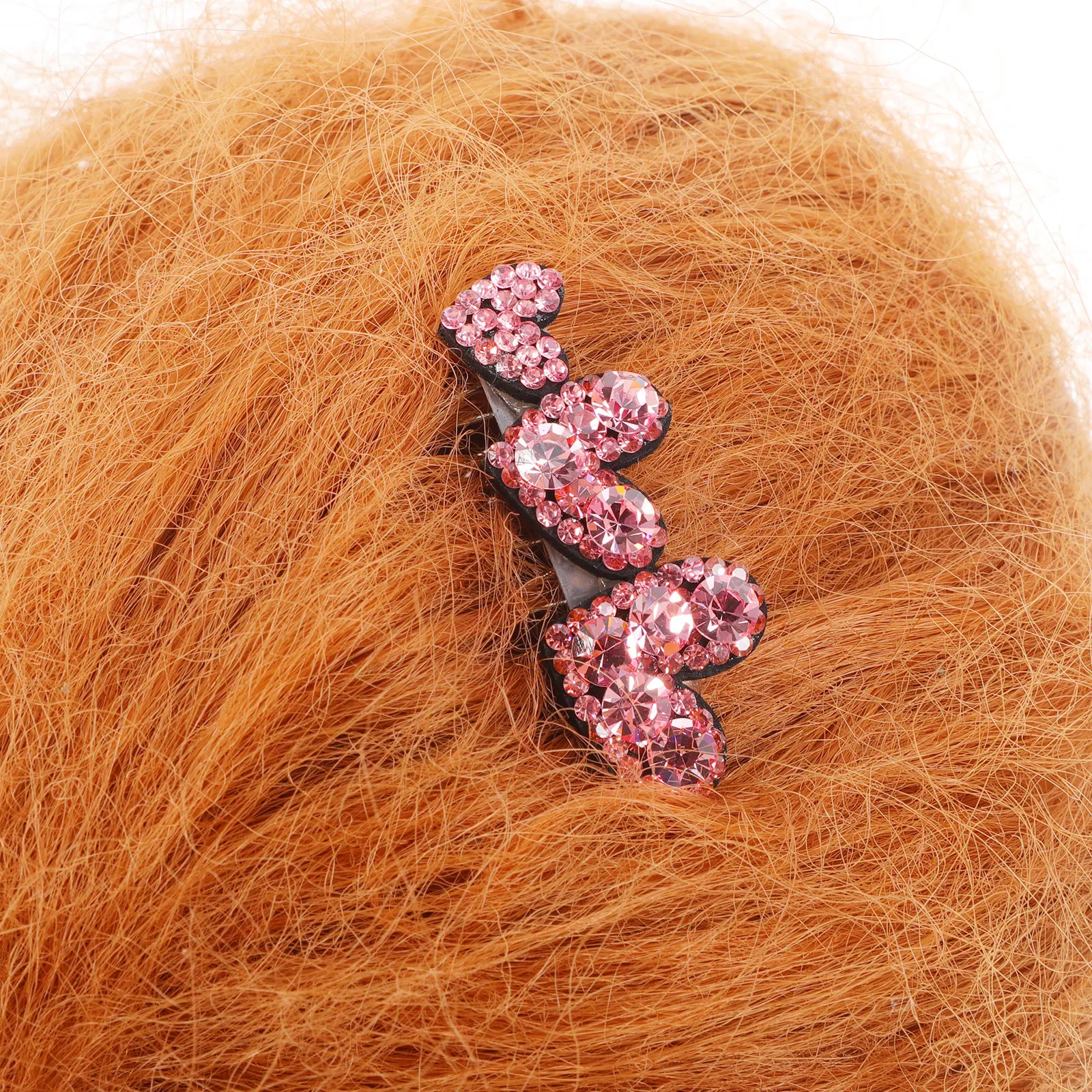 

Блестящие стразы, боковые расчески для волос, зажимы для расчески в форме сердца, прочный инструмент для укладки для женщин и девочек, французский поворотный свадебный инструмент