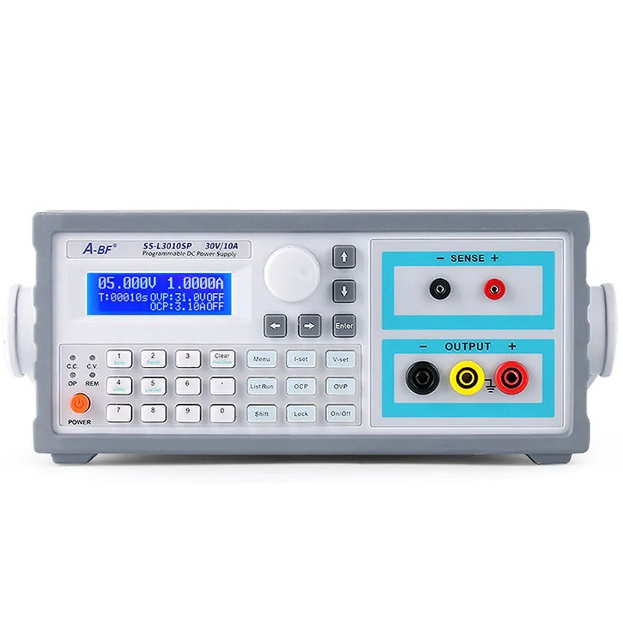 Alta precisão programável DC Power Supply, incomum 5 Bit tela azul, baixo Ripple Program Control, 30V, 150V, 10A