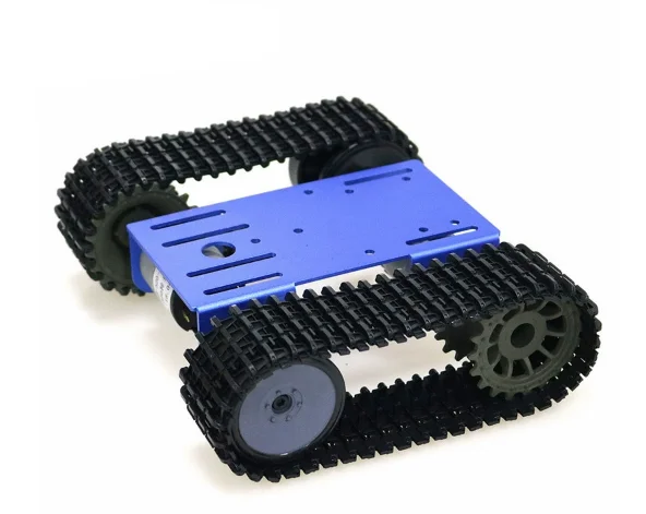 Smart Tank Car Chassis Tracked Caterpillar Crawler Robot Platform with Dual DC 12V Motor for DIY for Arduino T101-P/TP101