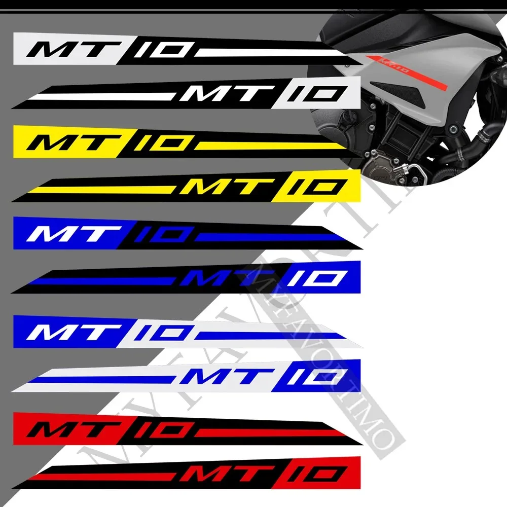 Per Yamaha MT10 FZ MT - 10 2016 2017 2018 2019 2020 2021 adesivi protezione per canotta carenatura parafango moto ginocchio decalcomania carburante