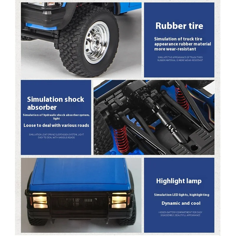 Pełnowymiarowy napęd na cztery koła wspinaczka pojazd terenowy Mangniu MN78 1:12 symulacja Cherokee RC model zdalnie sterowany samochód zabawkowy