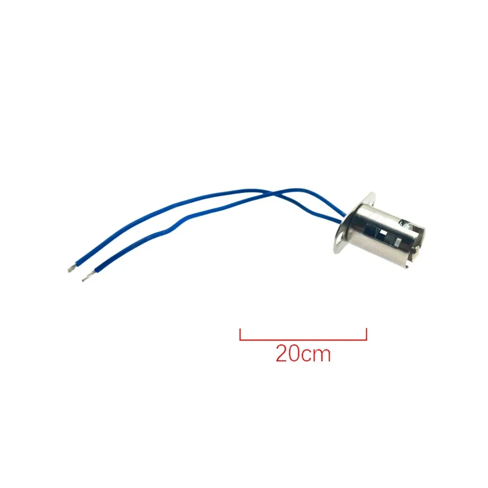2 szt. BAY15D 1157 LED ze złączem przewodowym uchwyt żarówki do części zamiennych do sygnału samochodowego konwerter przewodu konwerter gniazda