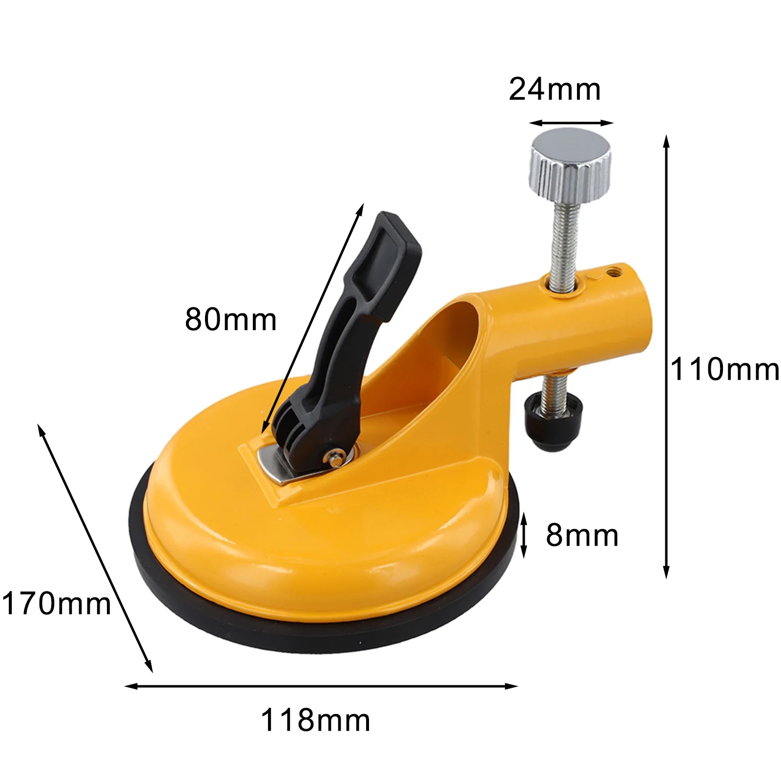 Wall Leveler Suction Cup Large Plate Marble Leveling Splicer For Glass Metal Wood Board Lifting Tool Construction Device